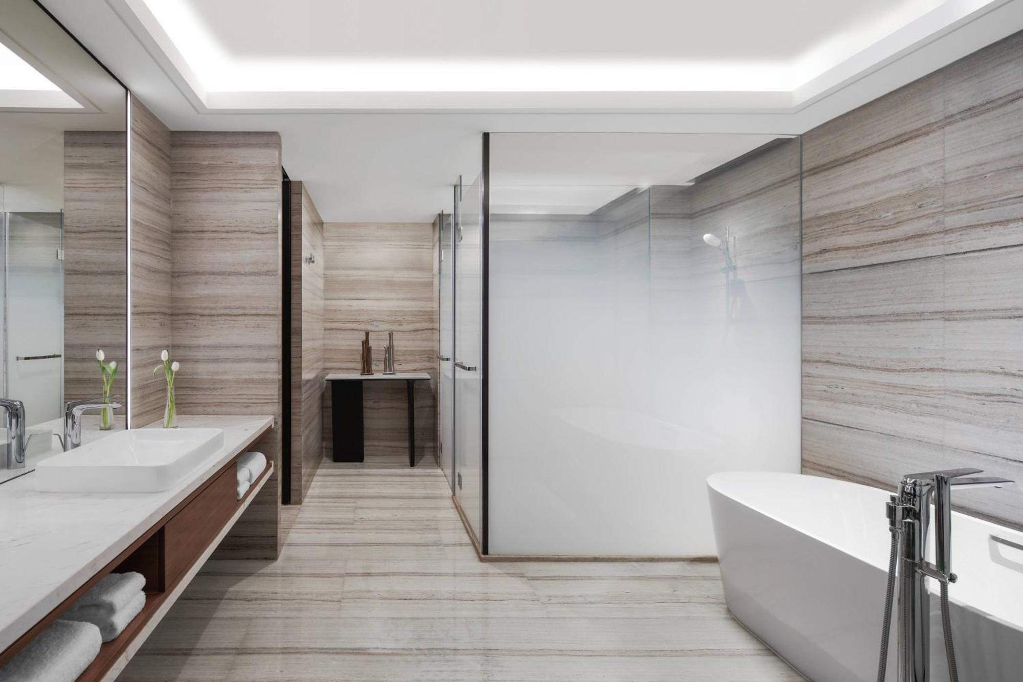 Shanghai Marriott Hotel Pudong South Nanhui Bagian luar foto