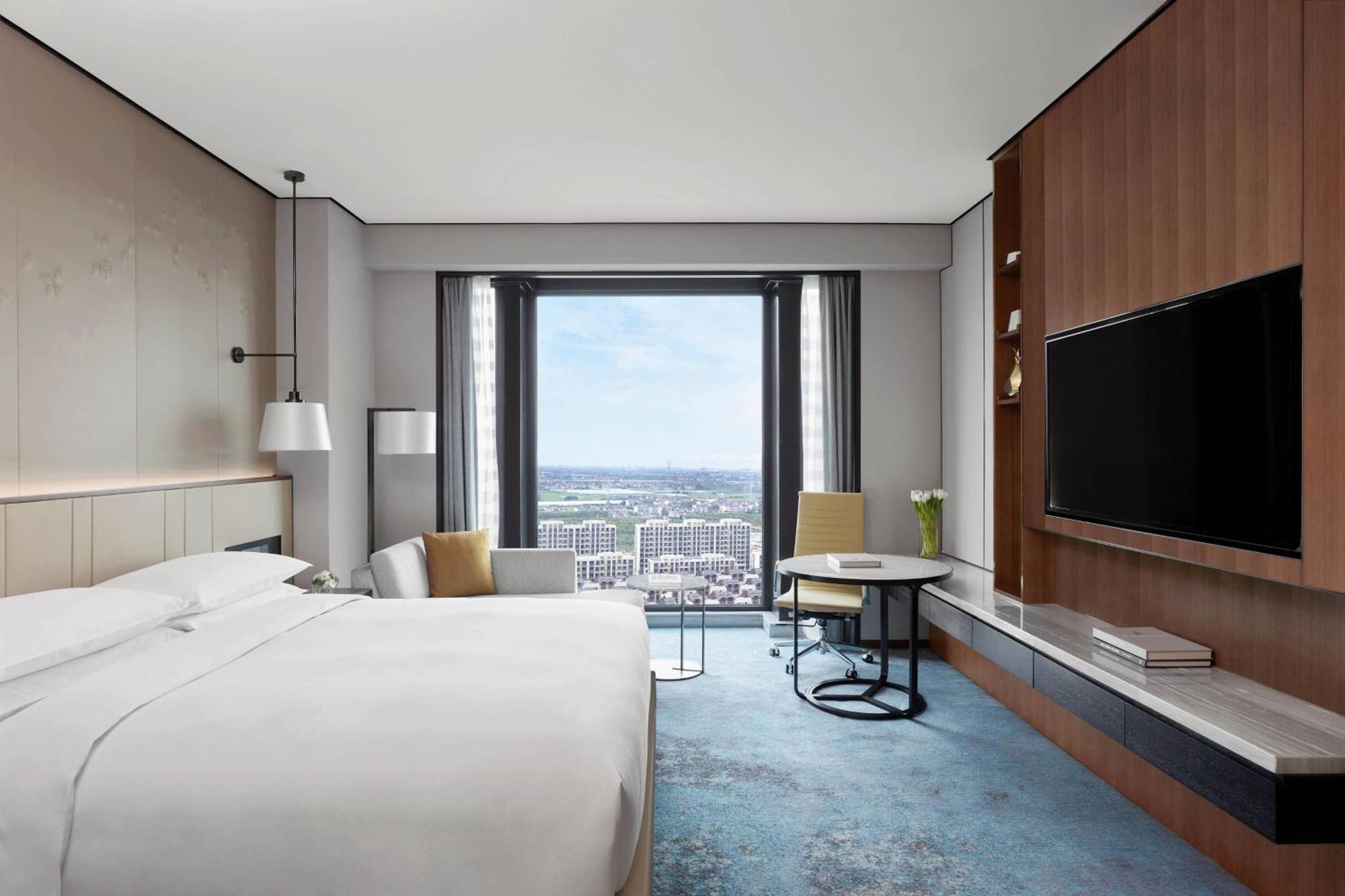 Shanghai Marriott Hotel Pudong South Nanhui Bagian luar foto