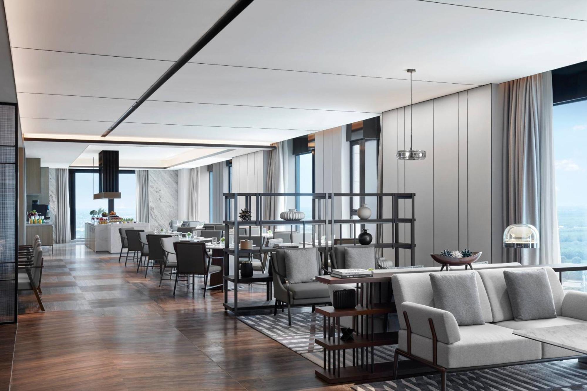 Shanghai Marriott Hotel Pudong South Nanhui Bagian luar foto