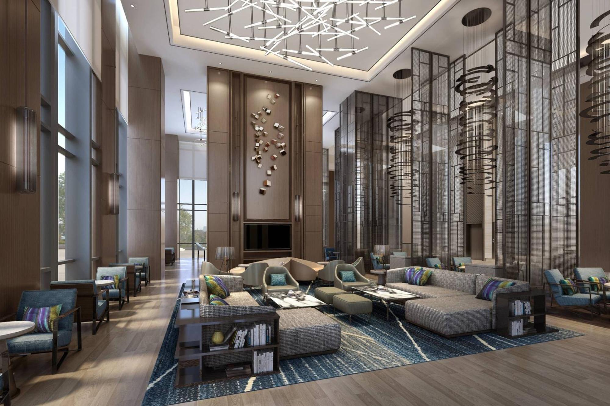 Shanghai Marriott Hotel Pudong South Nanhui Bagian luar foto