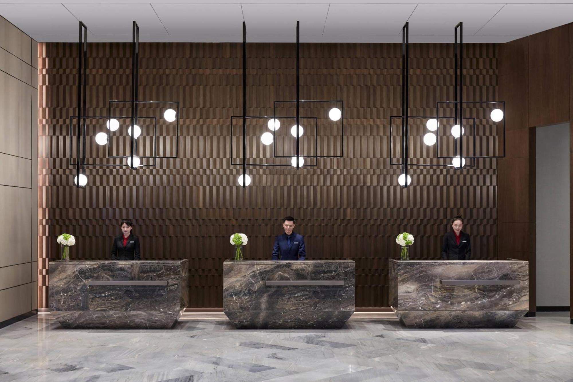 Shanghai Marriott Hotel Pudong South Nanhui Bagian luar foto