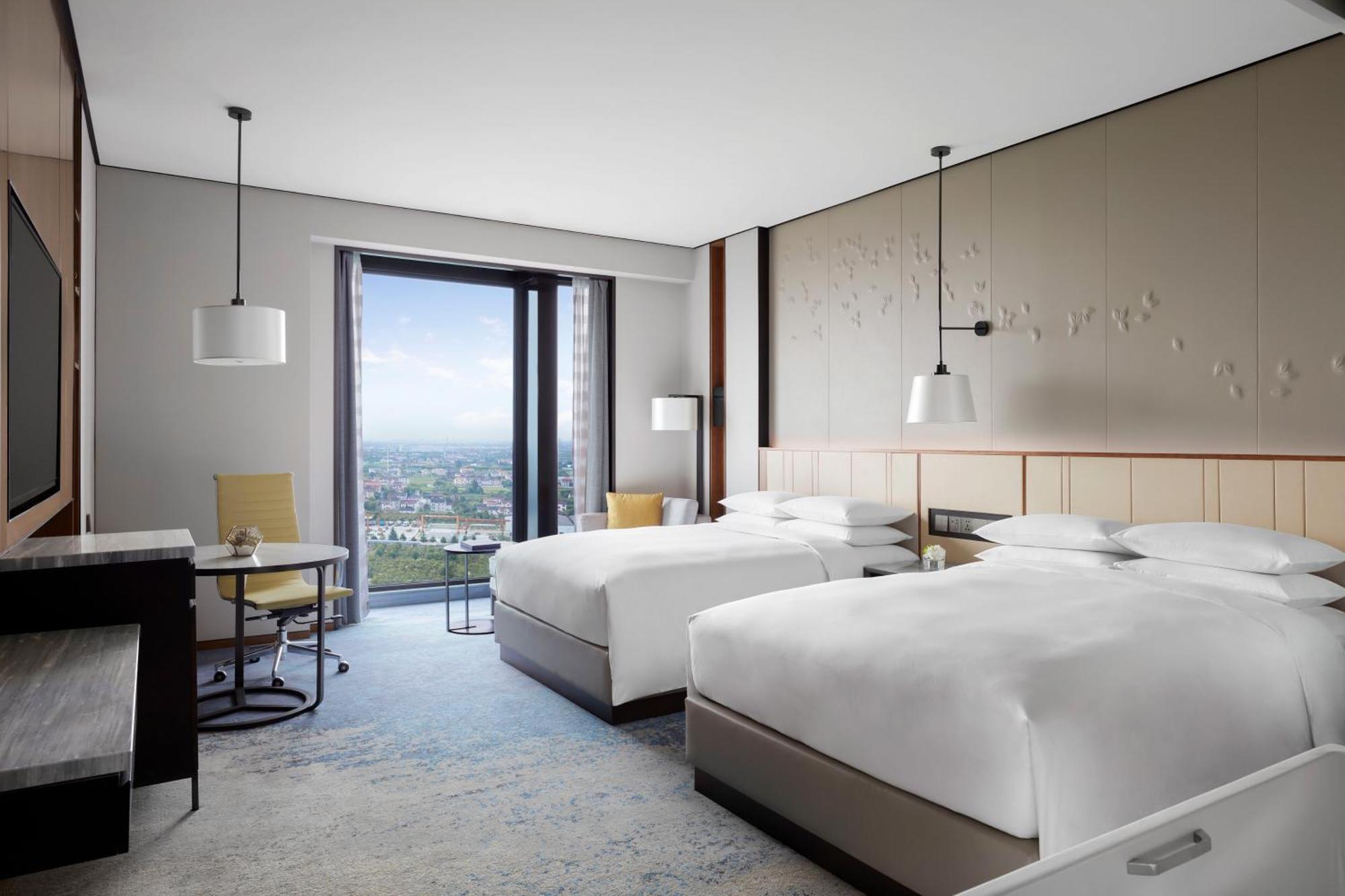 Shanghai Marriott Hotel Pudong South Nanhui Bagian luar foto